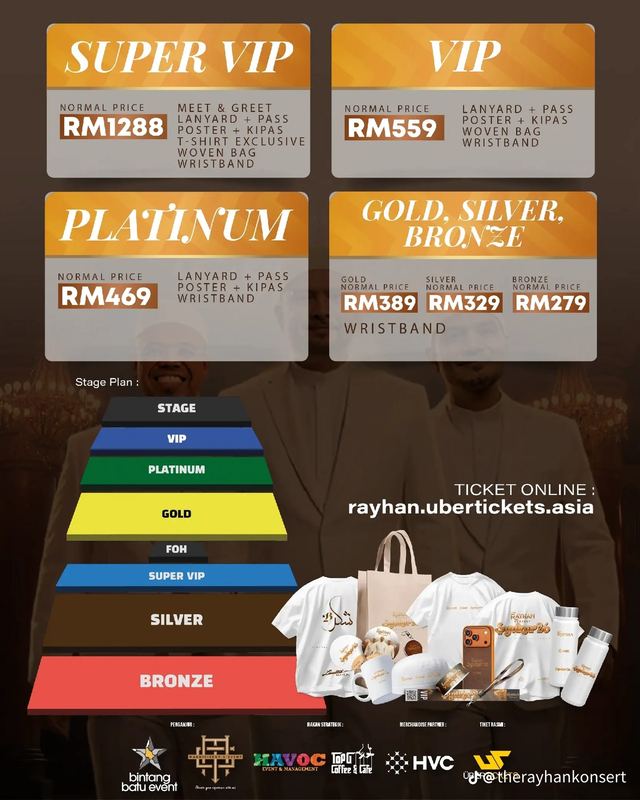 Pakej tiket dan merchandise Syukur 26